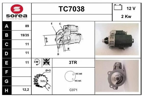 Starter (TC7038)