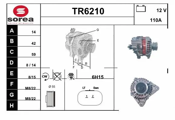 Alternator (TR6210)