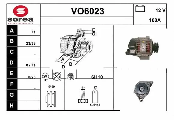 Alternator (VO6023)