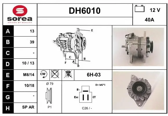 Alternator (DH6010)