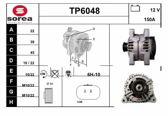 Alternator (TP6048)
