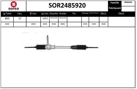 Steering Gear (SOR2485920)