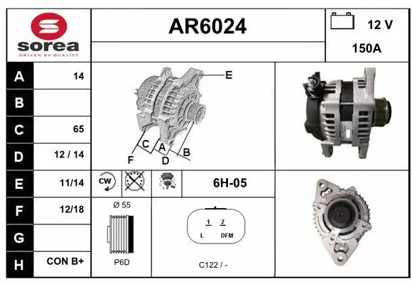 Alternator (AR6024)