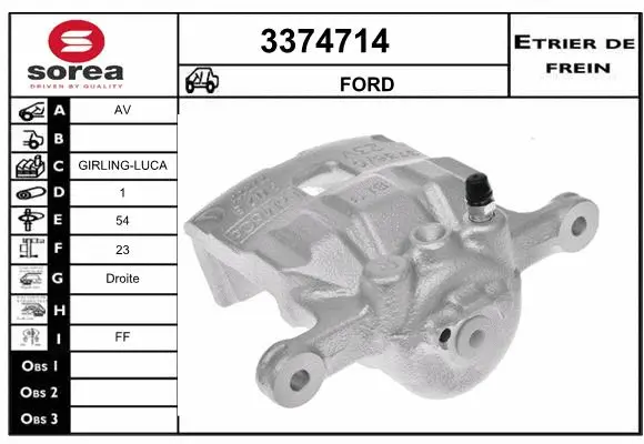 Brake Caliper (3374714)