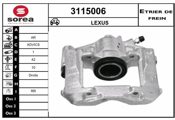 Brake Caliper (3115006)