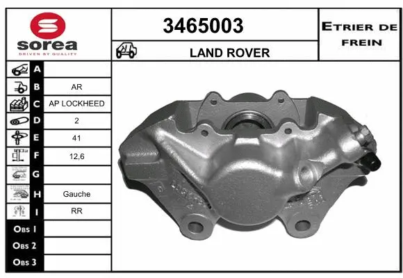 Brake Caliper (3465003)