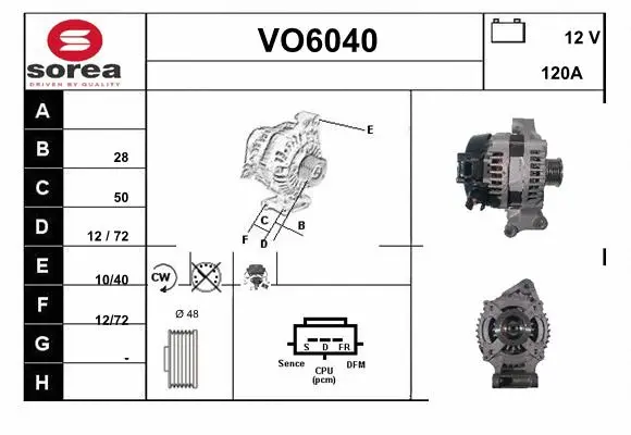Alternator (VO6040)