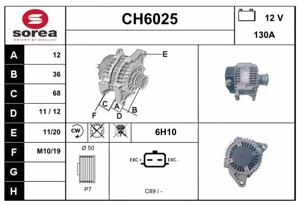 Alternator (CH6025)