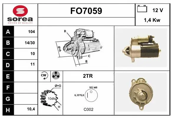 Starter (FO7059)