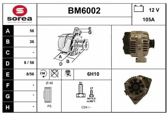 Alternator (BM6002)