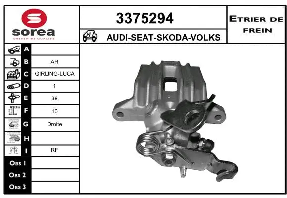 Brake Caliper (3375294)