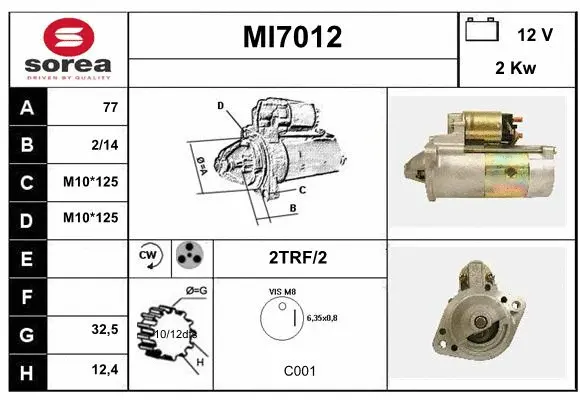 Starter (MI7012)