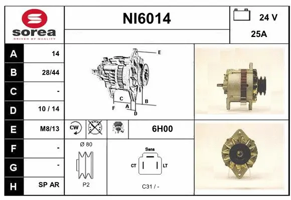 Alternator (NI6014)