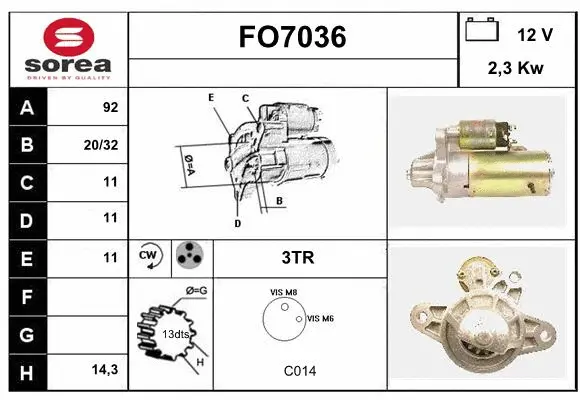 Starter (FO7036)