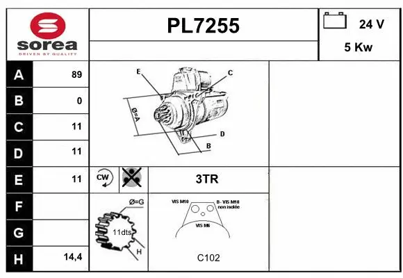 Starter (PL7255)