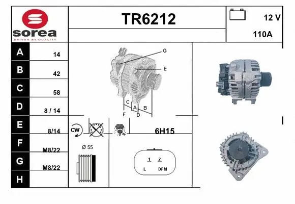 Alternator (TR6212)