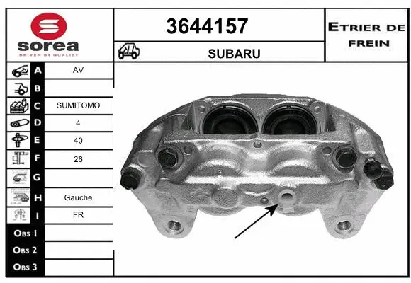 Brake Caliper (3644157)
