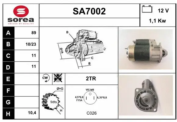 Starter (SA7002)