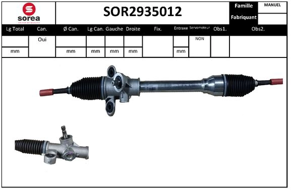 Steering Gear (SOR2935012)