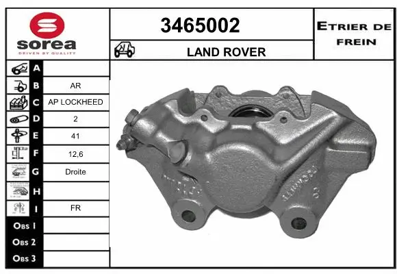 Brake Caliper (3465002)