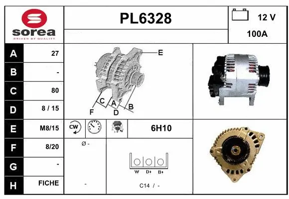 Alternator (PL6328)