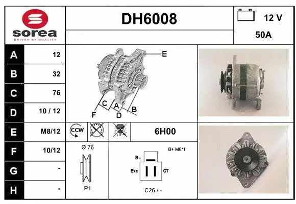 Alternator (DH6008)