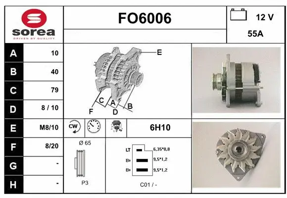 Alternator (FO6006)