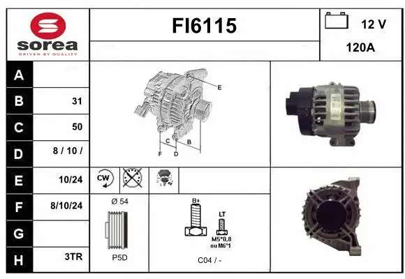 Alternator (FI6115)