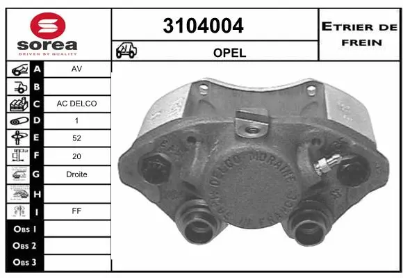 Brake Caliper (3104004)