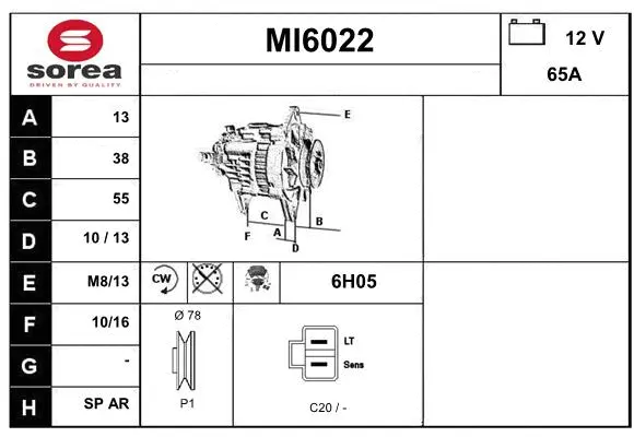 Alternator (MI6022)