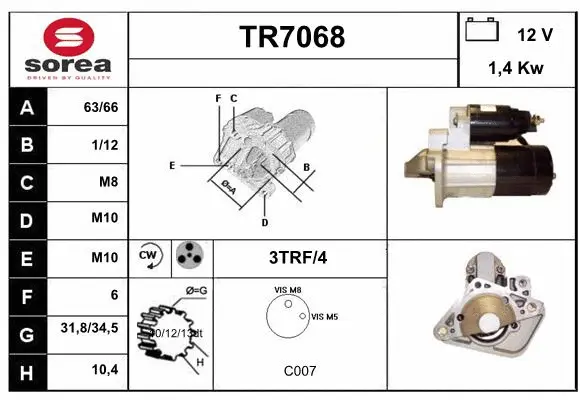 Starter (TR7068)