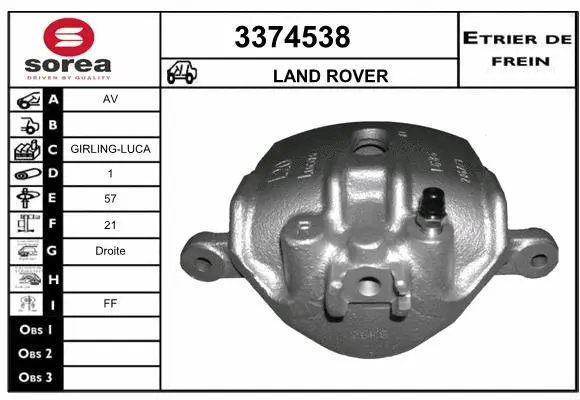 Brake Caliper (3374538)