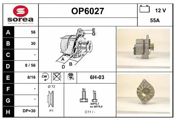 Alternator (OP6027)