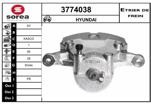 Brake Caliper (3774038)