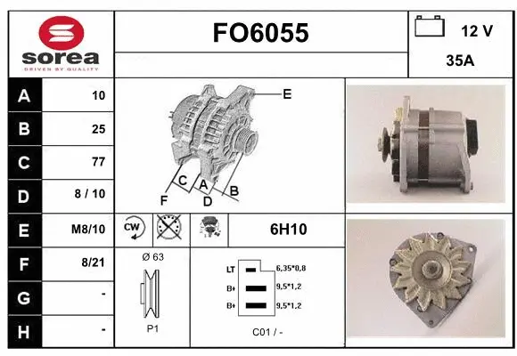 Alternator (FO6055)