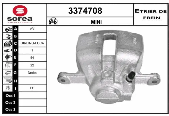 Brake Caliper (3374708)