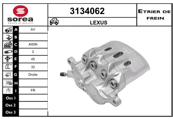 Brake Caliper (3134062)