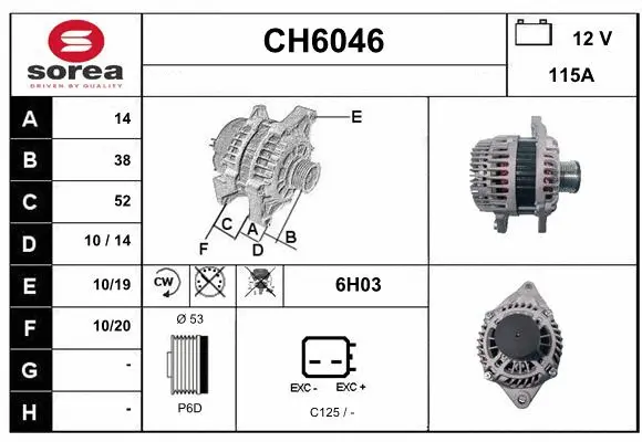 Alternator (CH6046)
