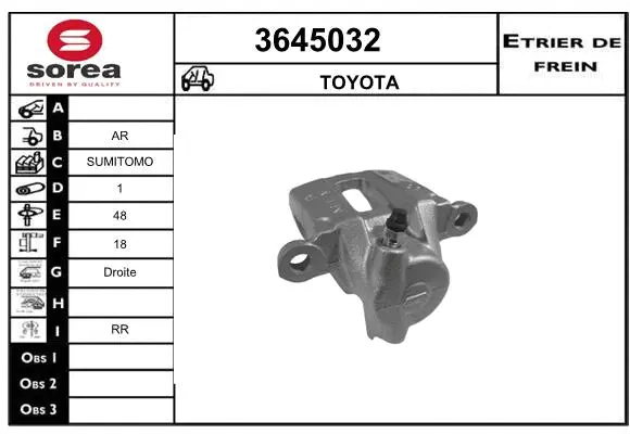 Brake Caliper (3645032)