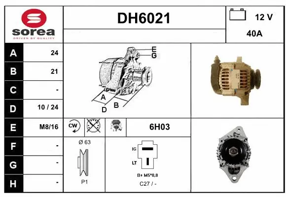 Alternator (DH6021)