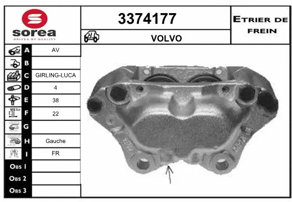 Brake Caliper (3374177)