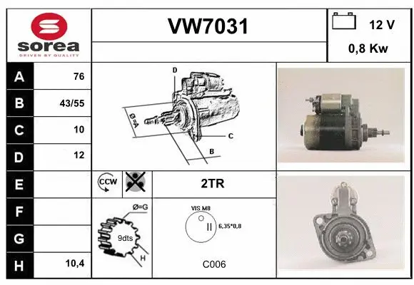 Starter (VW7031)
