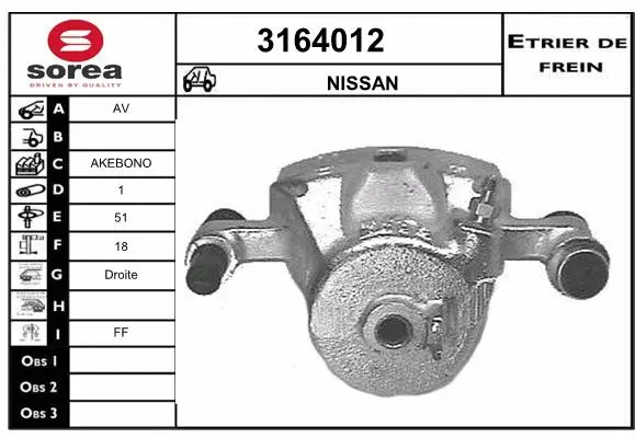 Brake Caliper (3164012)