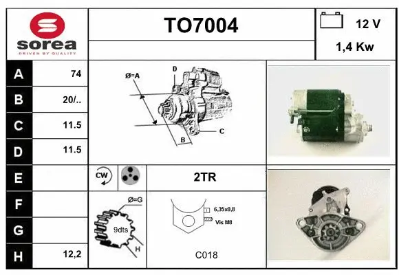 Starter (TO7004)