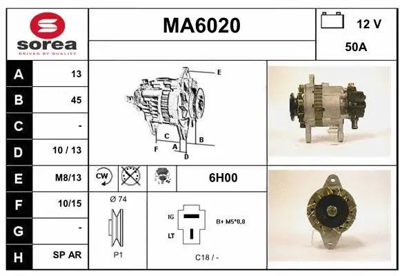 Alternator (MA6020)