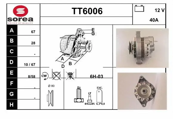 Alternator (TT6006)