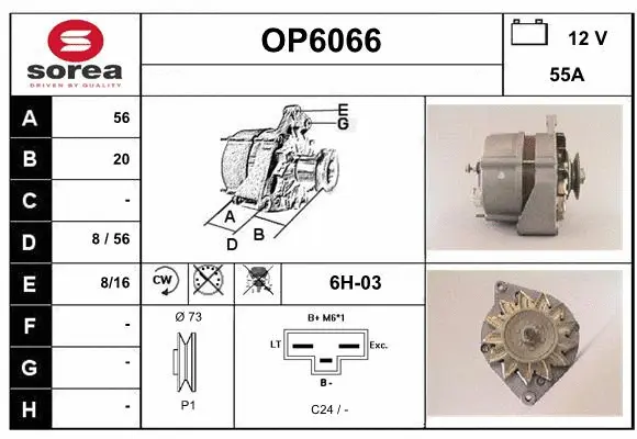 Alternator (OP6066)