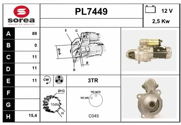 Starter (PL7449)