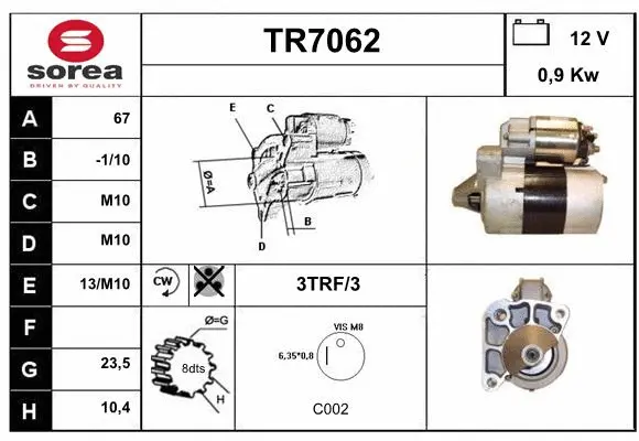 Starter (TR7062)