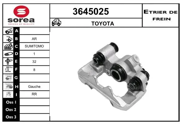 Brake Caliper (3645025)